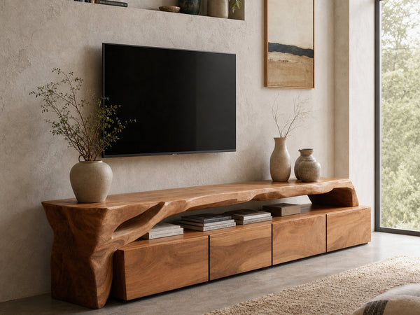 Modern TV Stand With Storage For Living Room