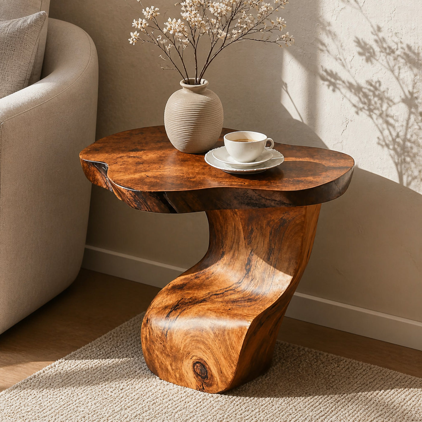 Modern Wood End Table For A Functional And Stylish Living Area