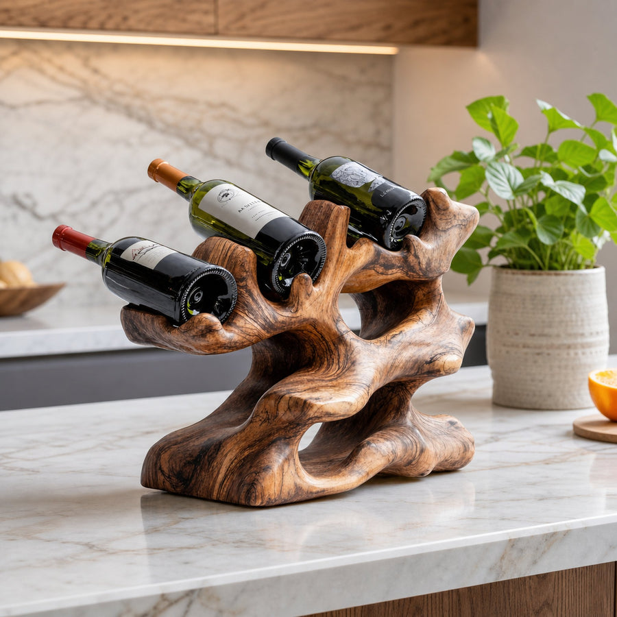 Rustic Wine Rack For Kitchen Island Rustic Feature