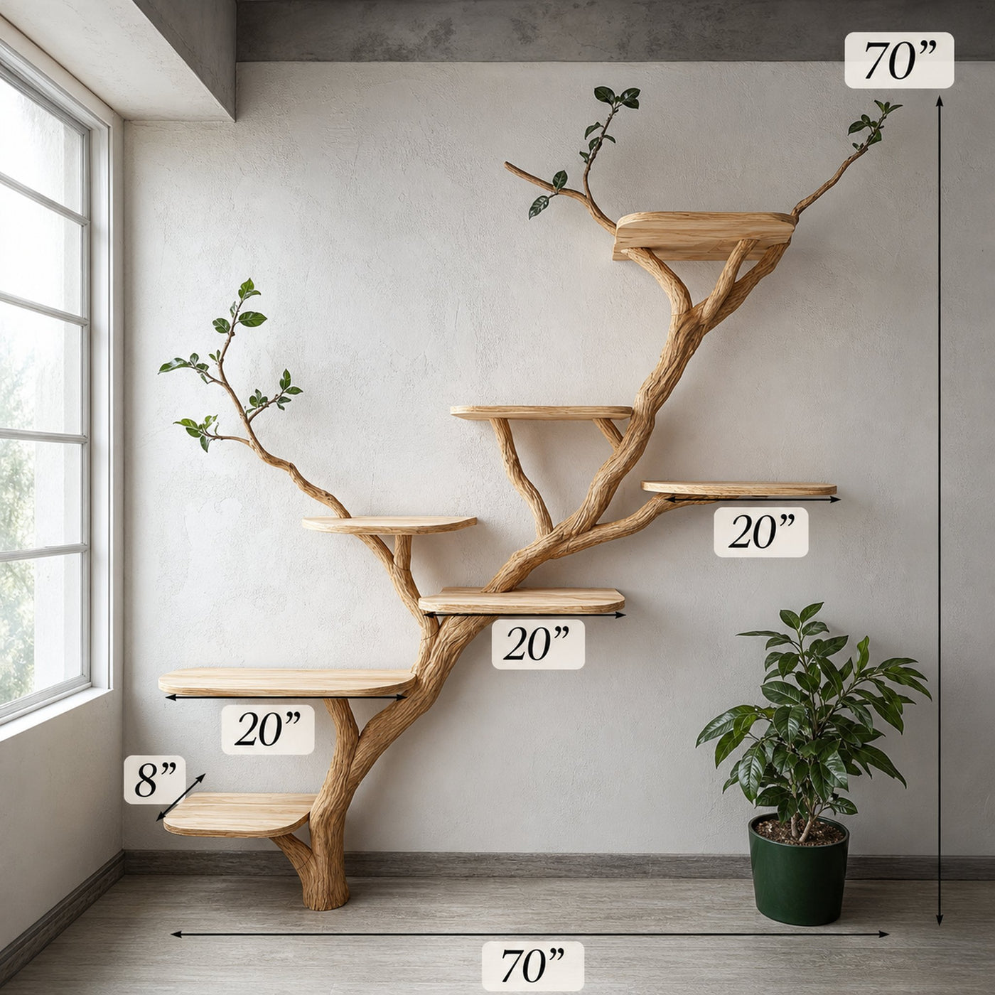 Wood Cat Tree Cat Tower House Stylish Gift For Cat - product view 6