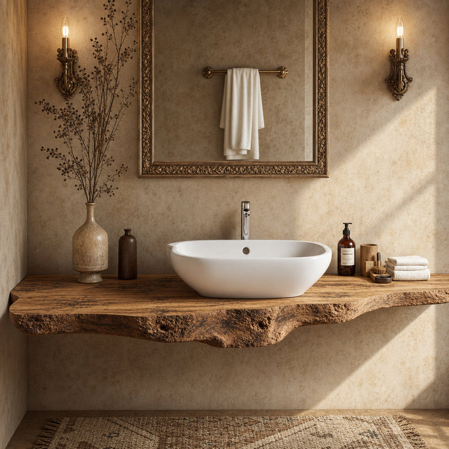 Wooden Floating Bathroom Vanity