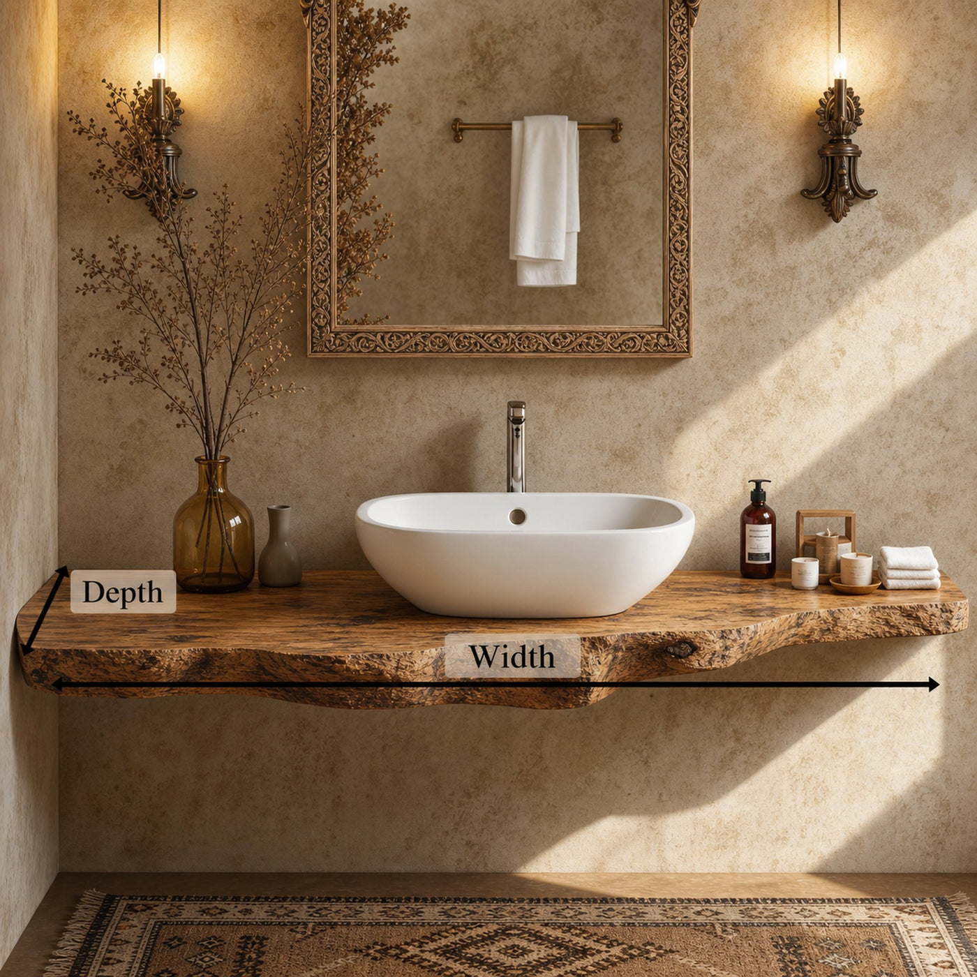Wooden Floating Bathroom Vanity - product view 6