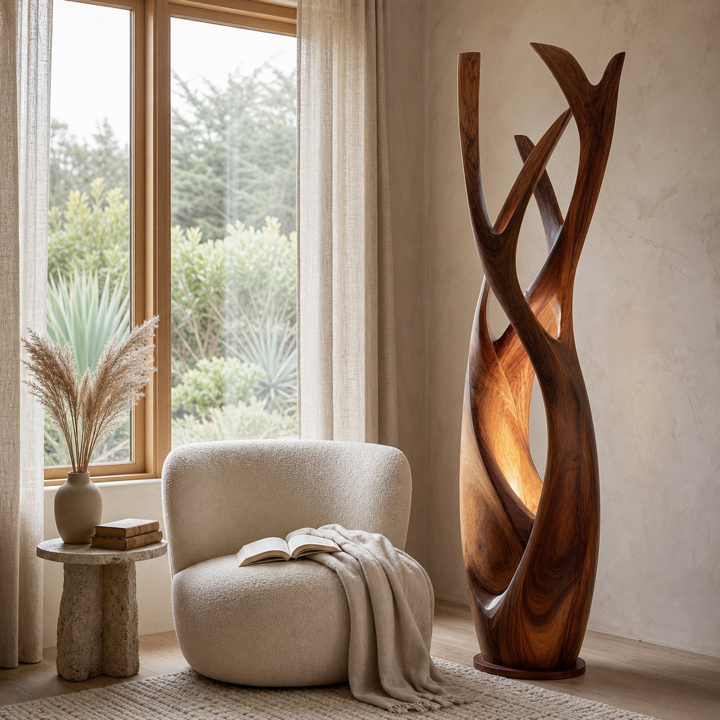 Wooden Floor Lamp For Contemporary Apartment - product view 6