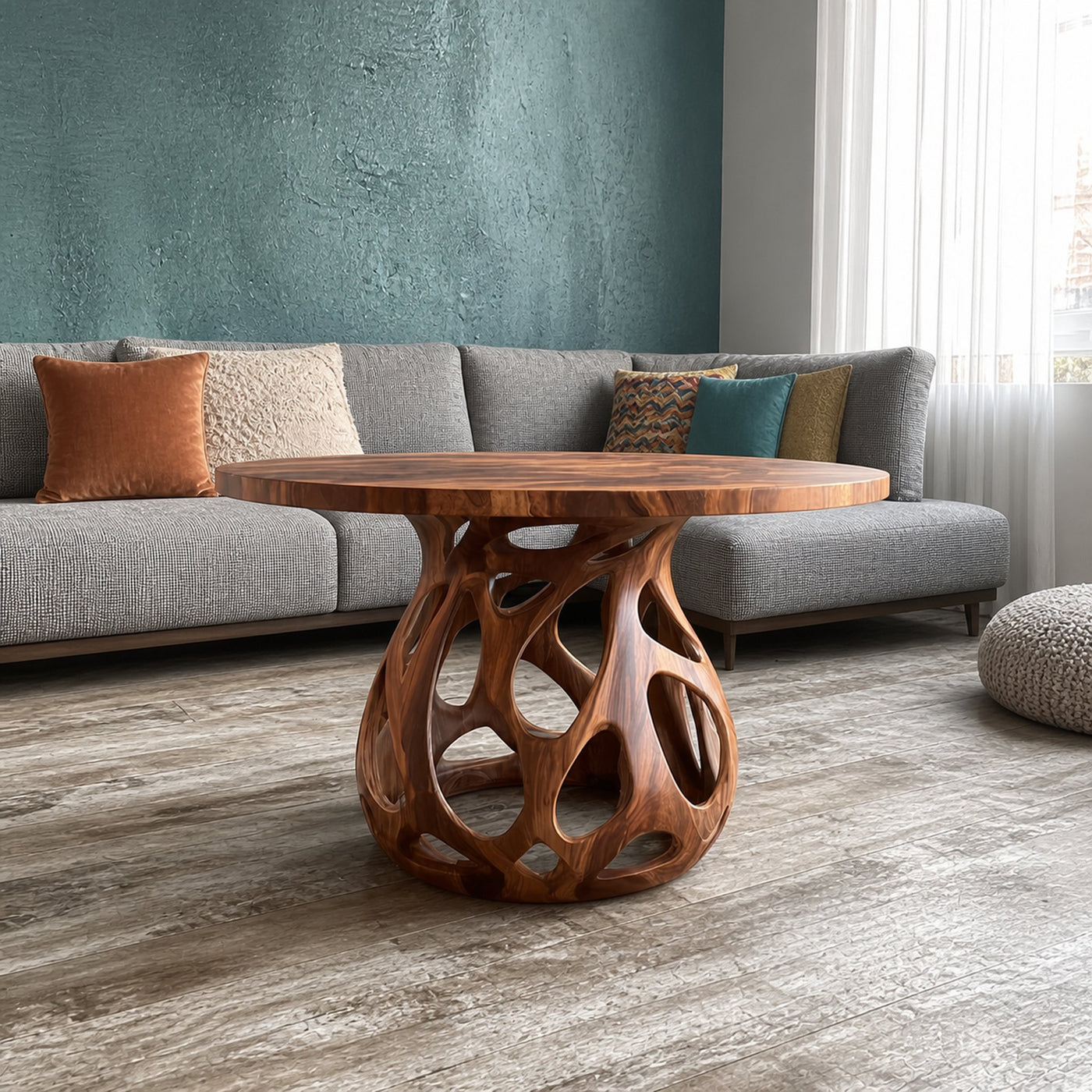 Coffee Table Solid Wood Rustic Style Gift