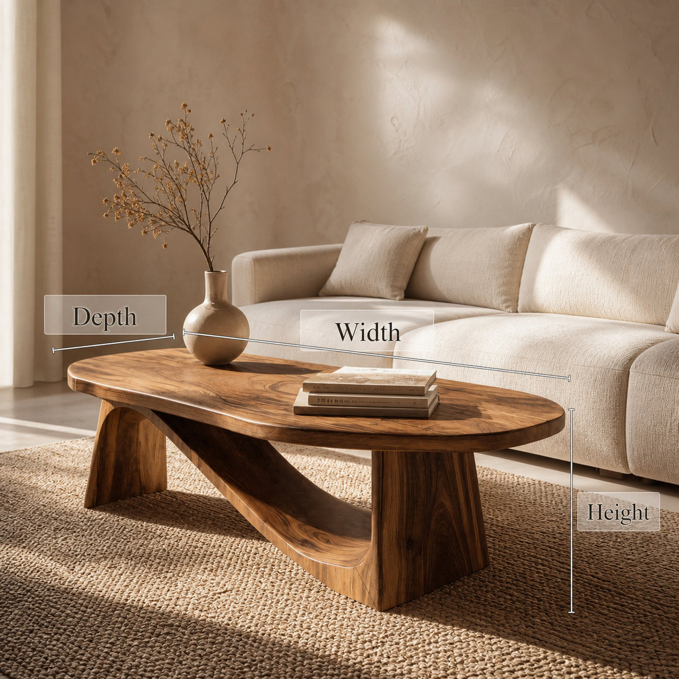 Contemporary Coffee Table Storage Design For Living Room - product view 6