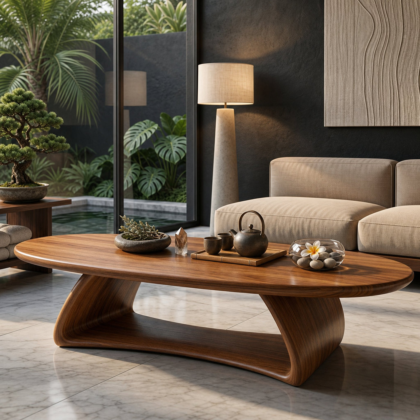 Contemporary Coffee Table With Artistic Sculptural Form For Living Room - product view 6