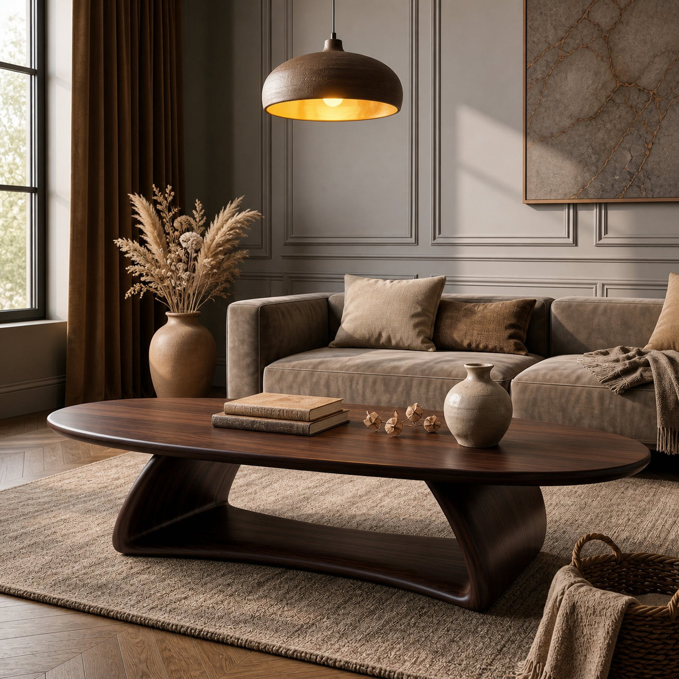 Contemporary Coffee Table With Artistic Sculptural Form For Living Room - product view 7