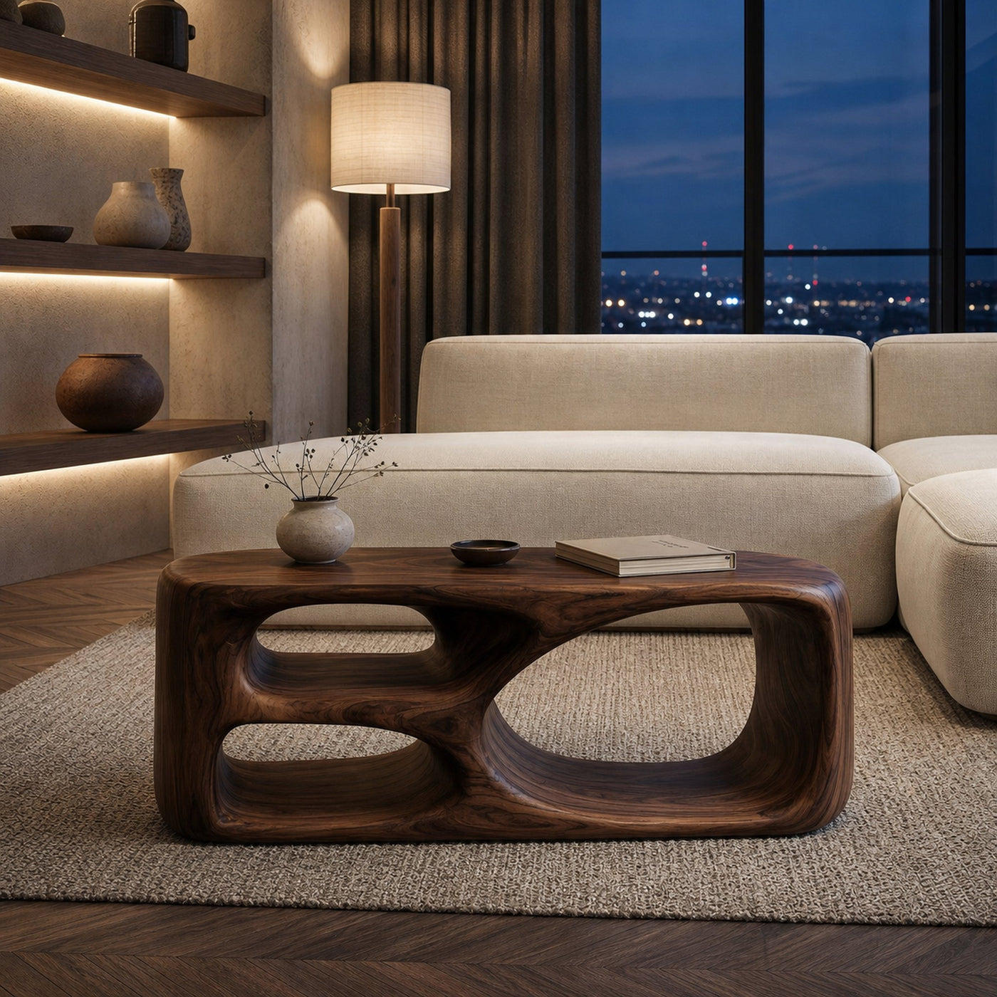 Contemporary Coffee Table With Built In Storage For Living Room - product view 7