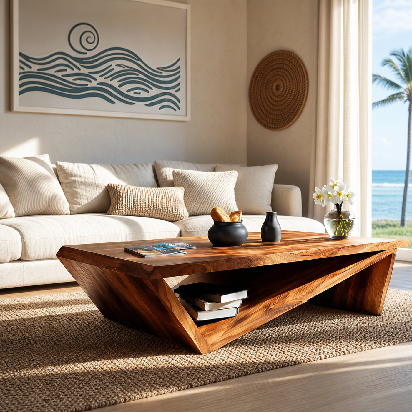 Contemporary Handmade Coffee Table For Home Interiors - product view 6