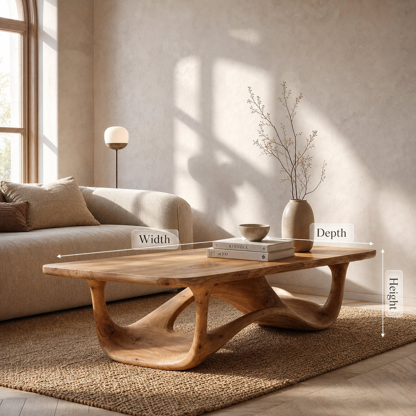 Contemporary Sculptural Coffee Table For Living Room - product view 8