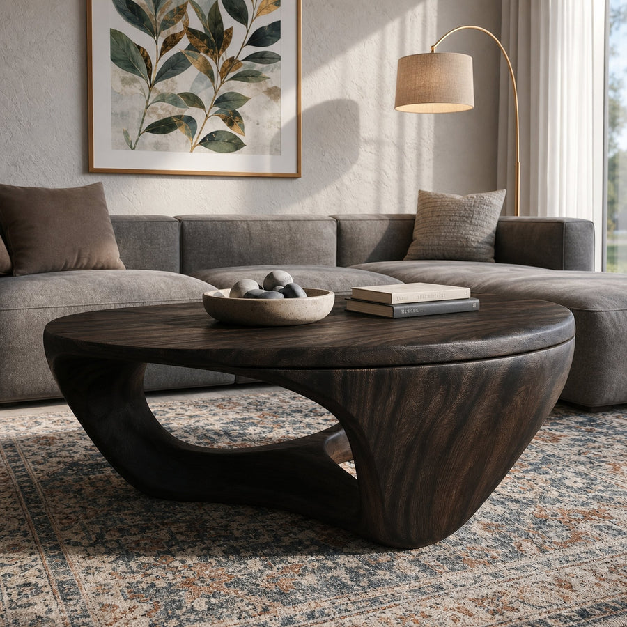 Contemporary Sculptural Coffee Table For Living Room And Lounge