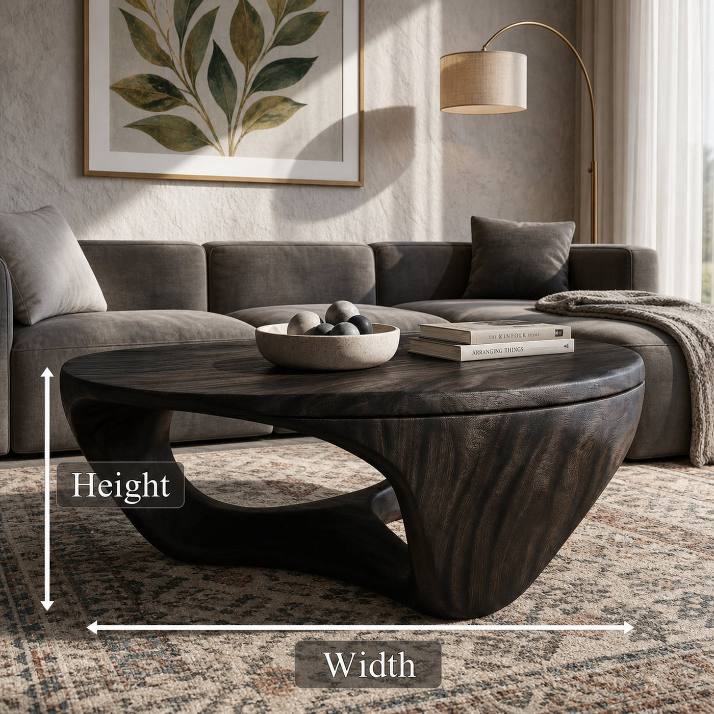 Contemporary Sculptural Coffee Table For Living Room And Lounge - product view 8