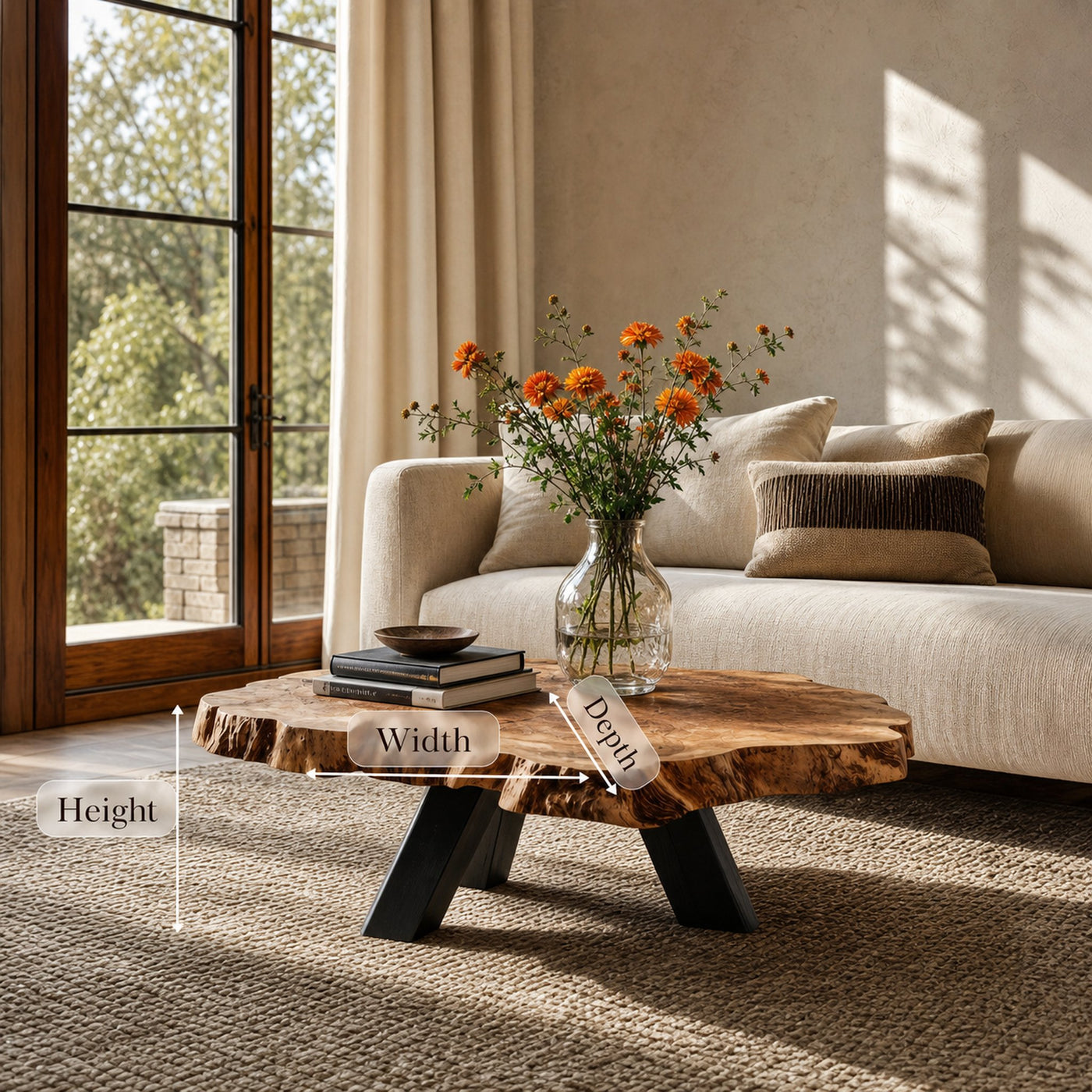 Farmhouse Coffee Table For Heritage Room Looks - product view 6