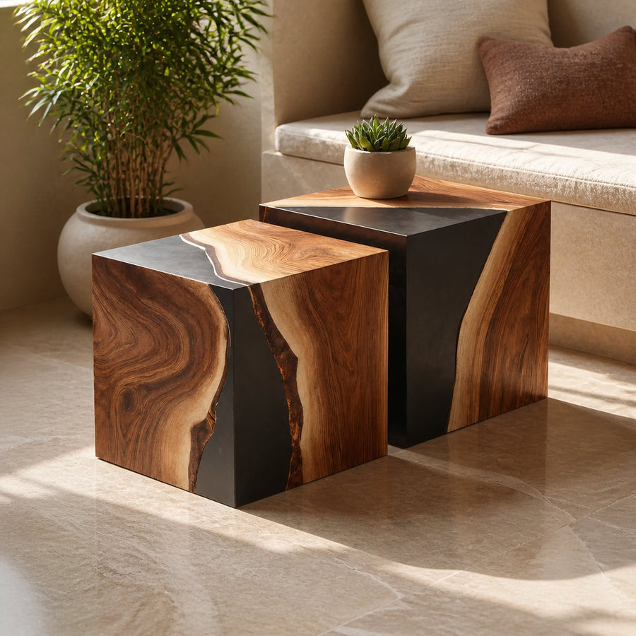 Farmhouse Low Coffee Table For Cozy Living Room Design