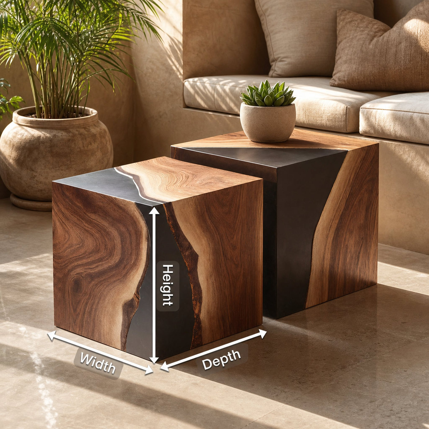 Farmhouse Low Coffee Table For Cozy Living Room Design - product view 7