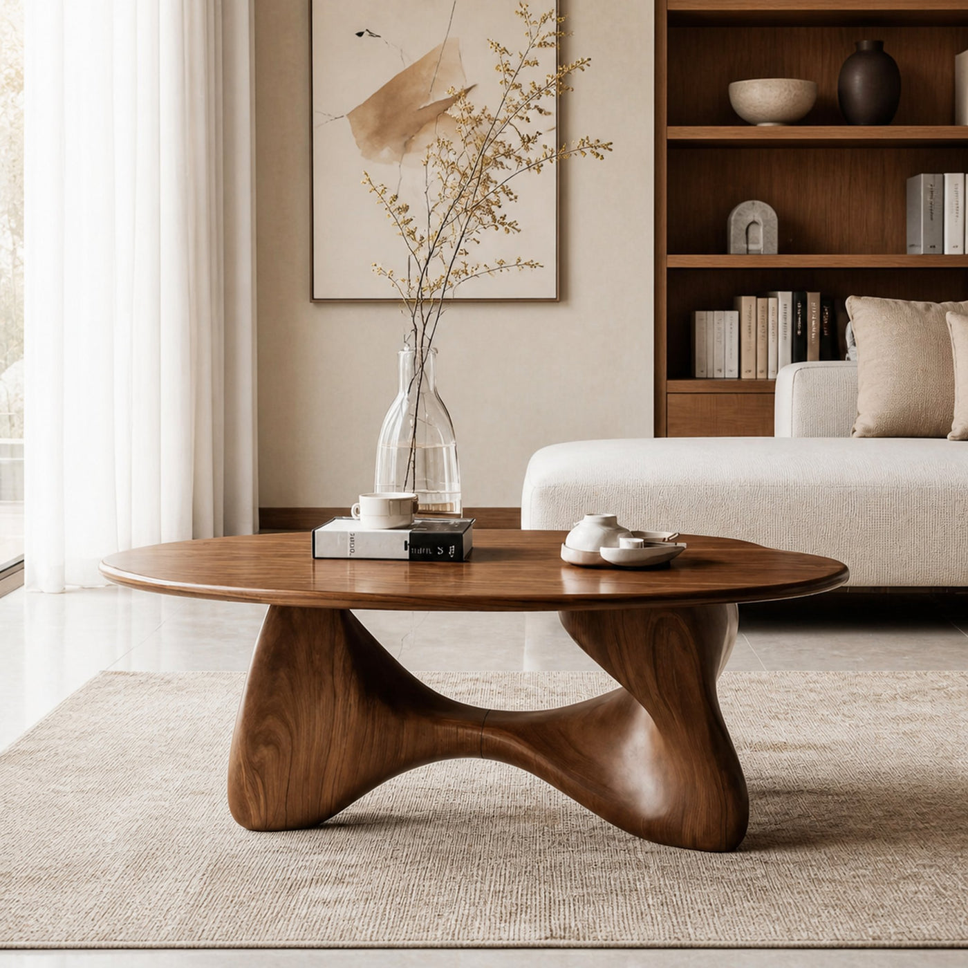 Farmhouse Low Table For Natural Home Furnishing
