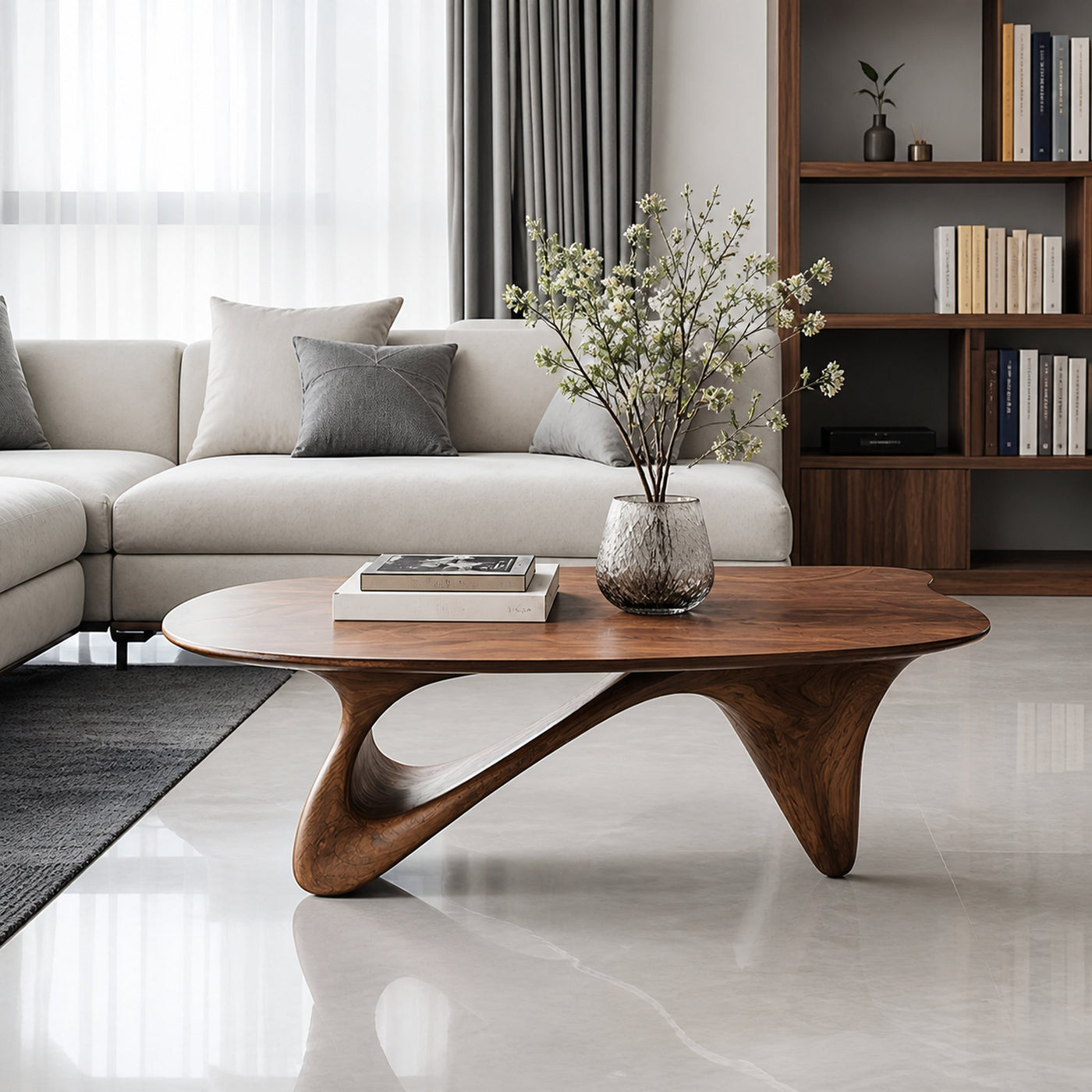 Farmhouse Low Table For Warm Living Room