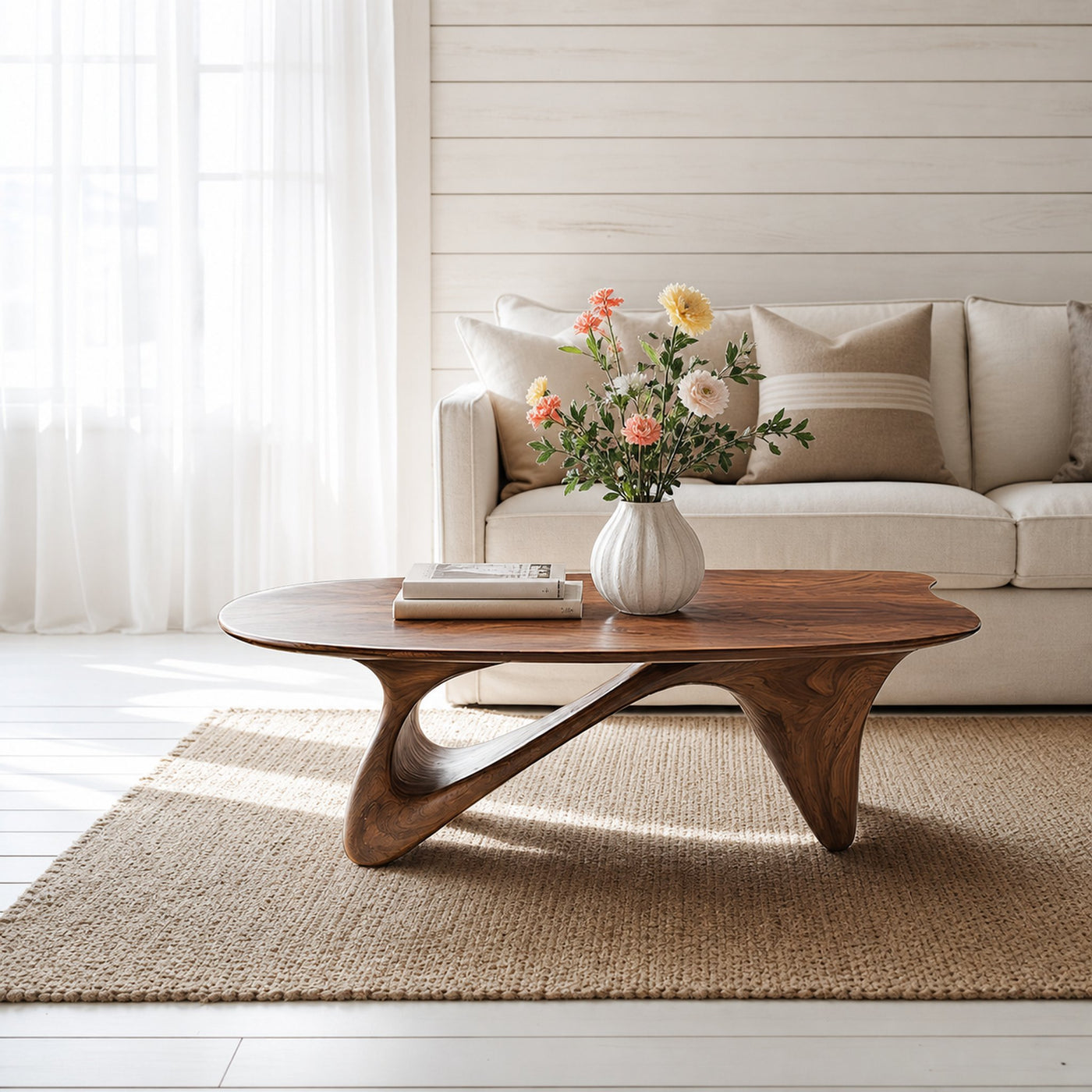 Farmhouse Low Table For Warm Living Room - product view 6