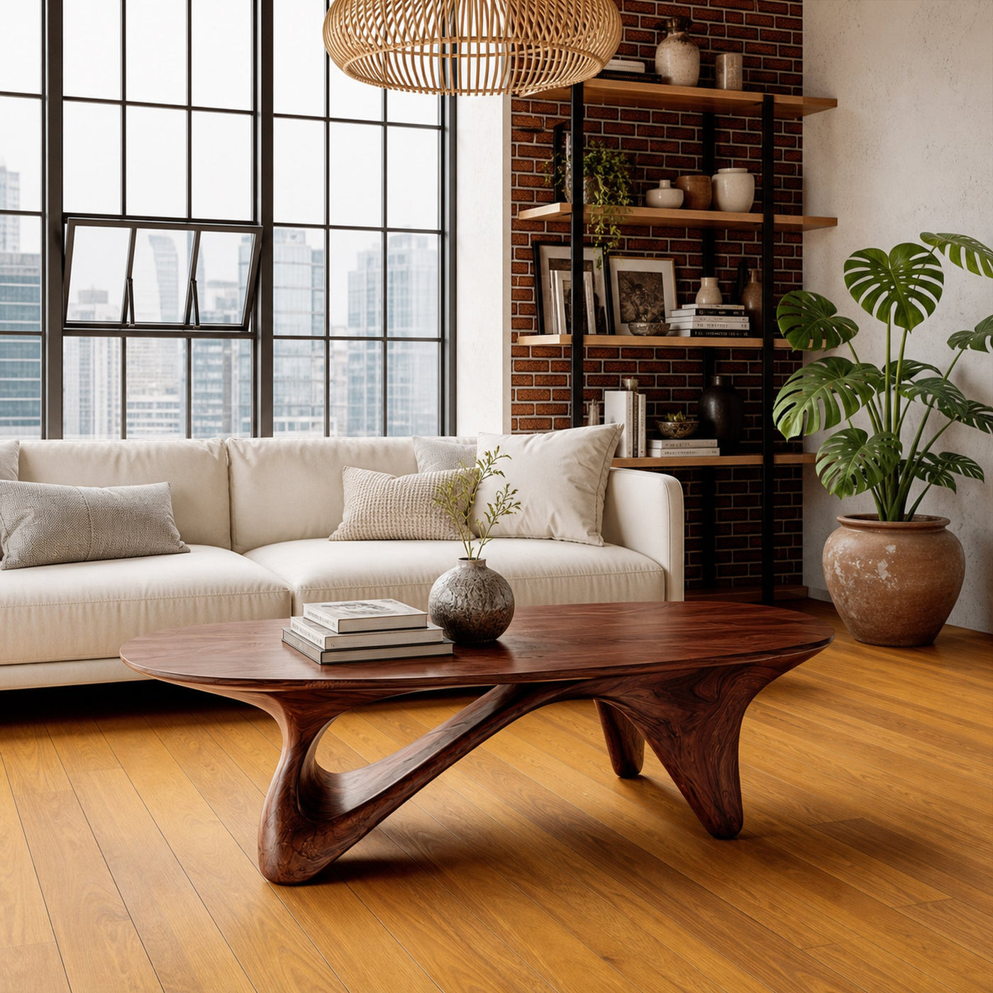 Farmhouse Low Table For Warm Living Room - product view 7
