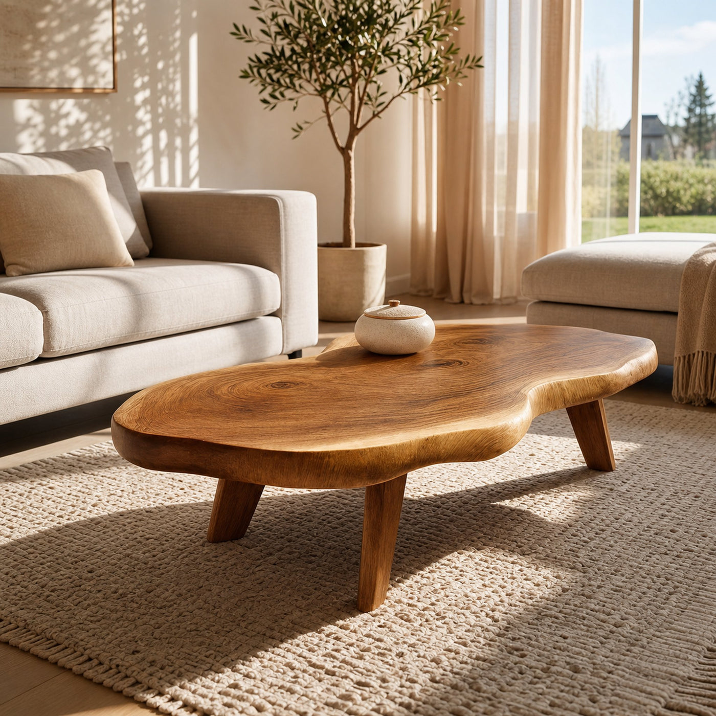 Farmhouse Solid Wood Coffee Table For Living Room Furniture - product view 2