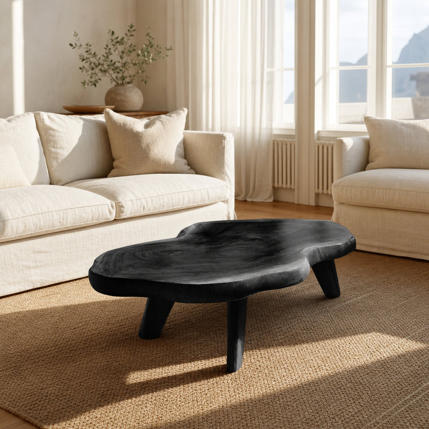 Farmhouse Solid Wood Coffee Table For Living Room Furniture - product view 4
