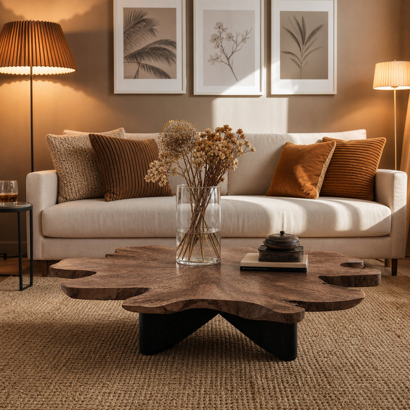 Farmhouse Solid Wood Table For Cozy Living Room - product view 7
