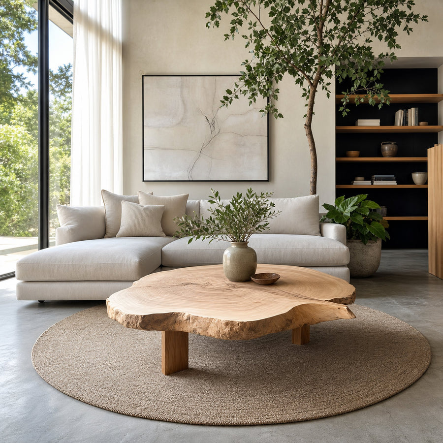 Farmhouse Solid Wood Table For Living Room Use
