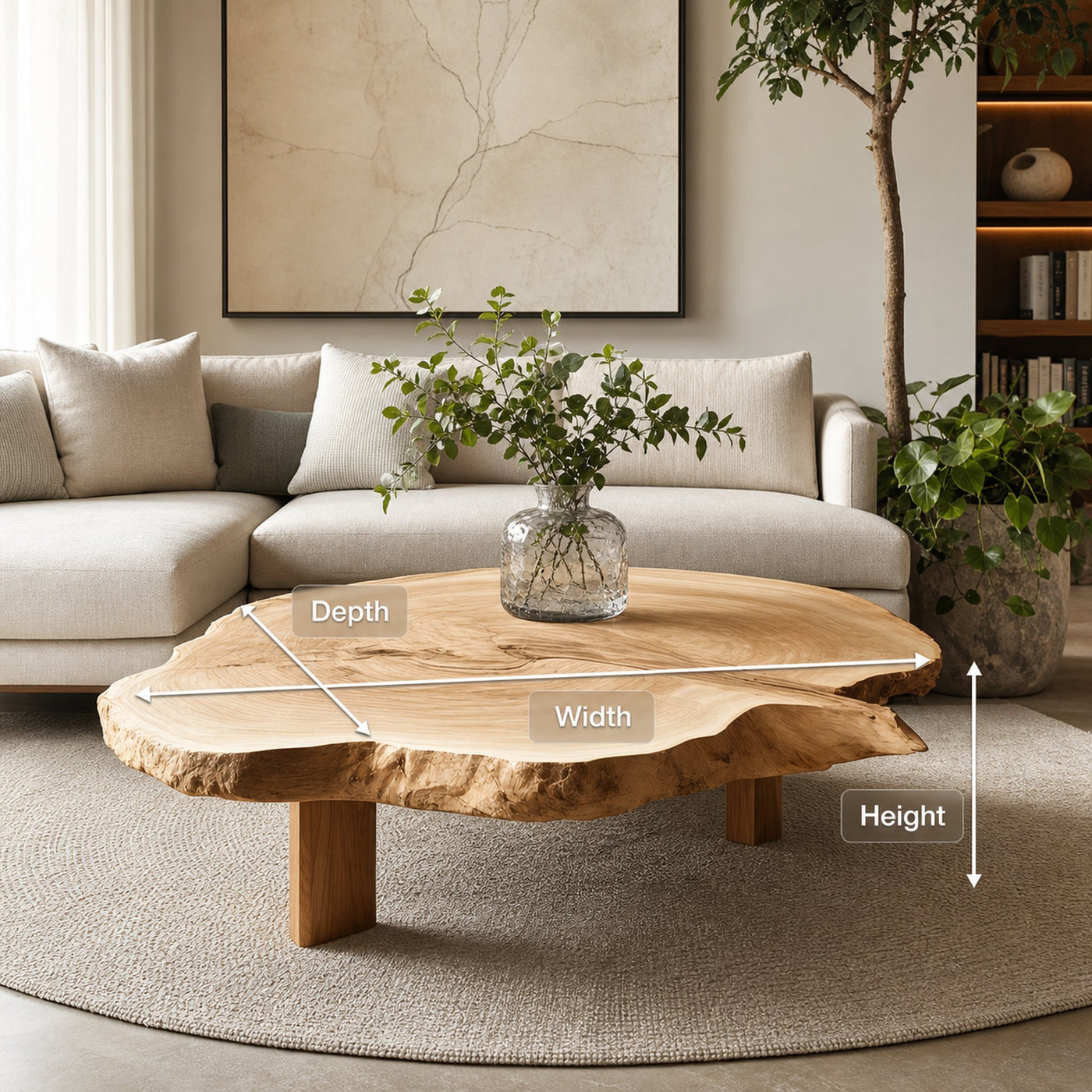 Farmhouse Solid Wood Table For Living Room Use - product view 8