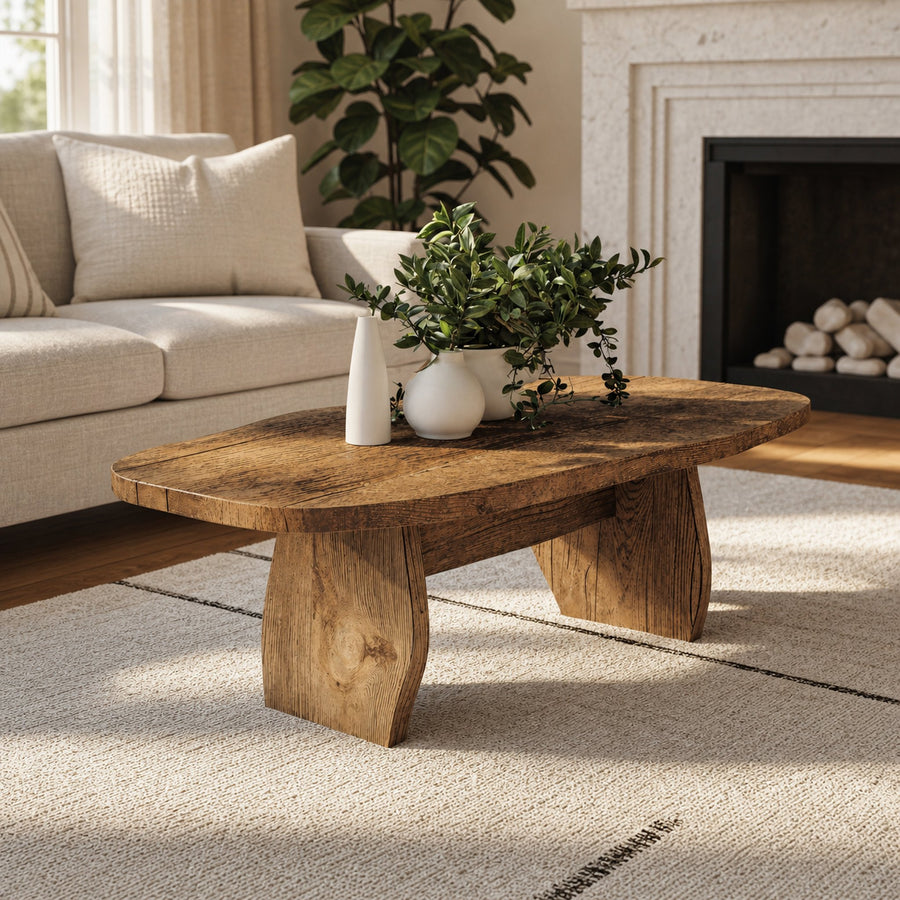 Handcrafted Coffee Table Rustic Coffee Table