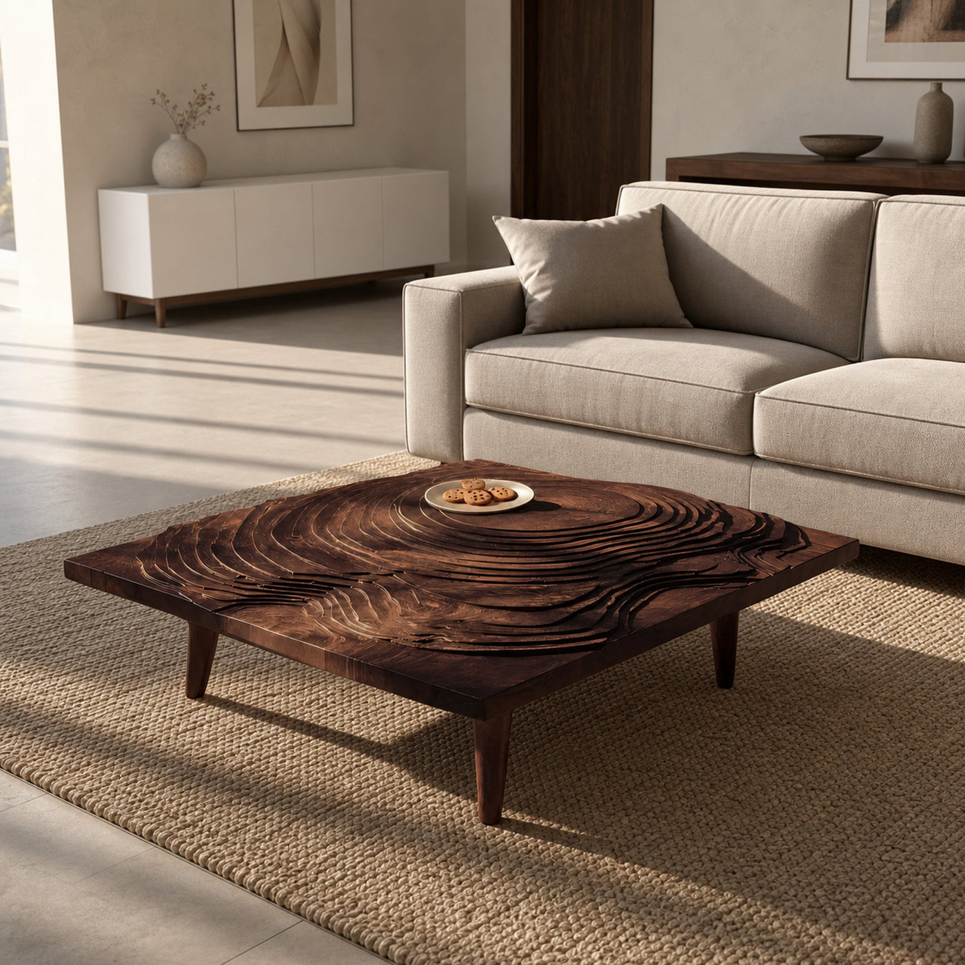 Handcrafted Irregular Coffee Table For Entryway Design - product view 7