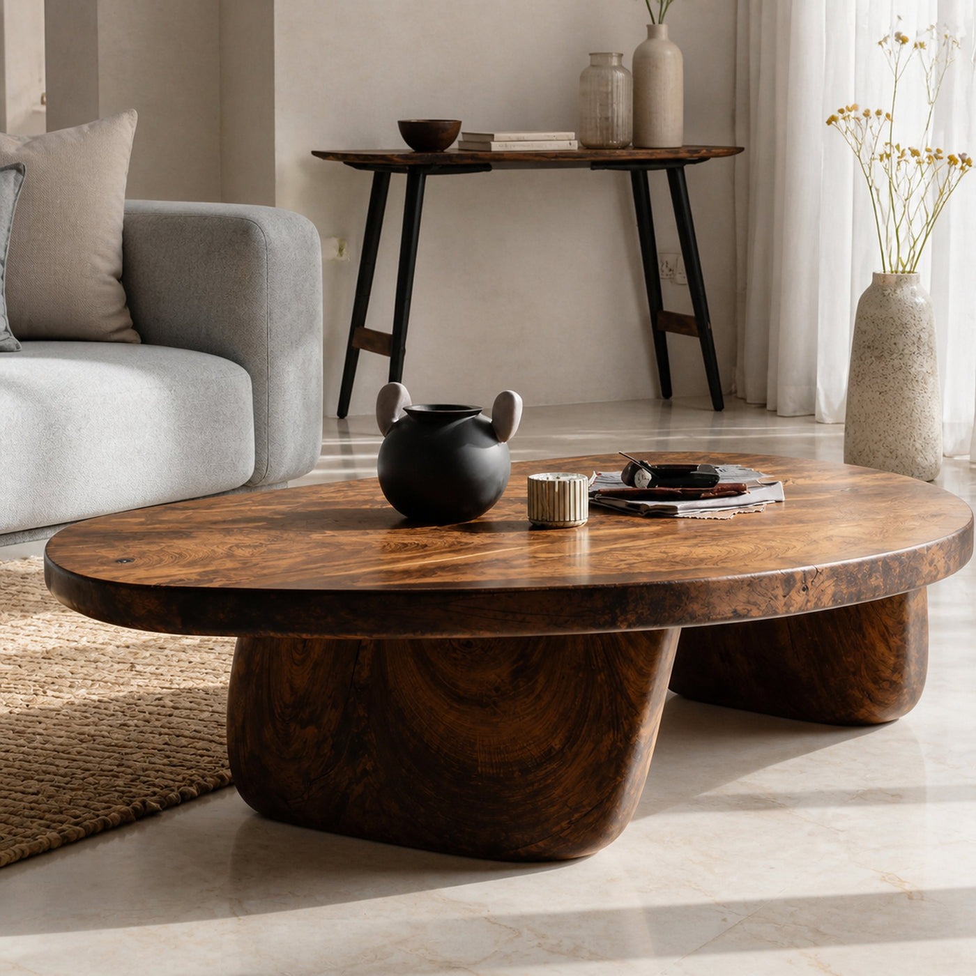 Handcrafted Solid Wood Table For Everyday Use - product view 3