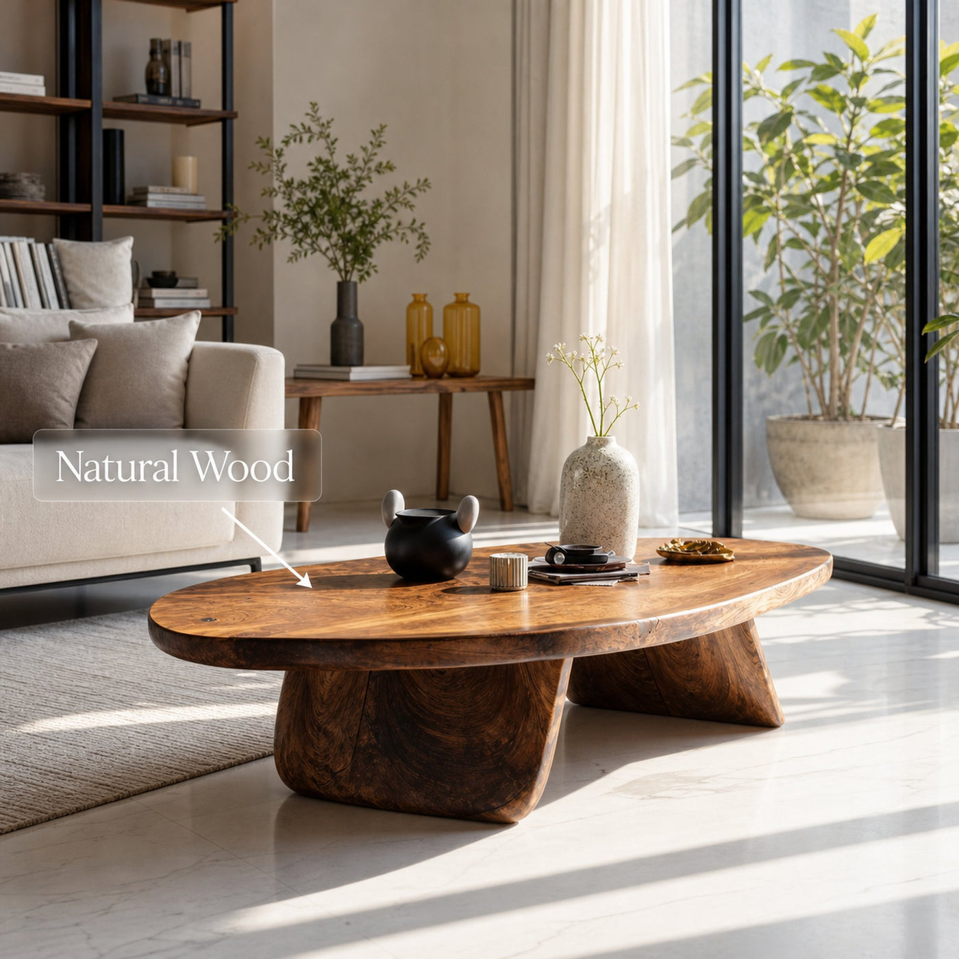 Handcrafted Solid Wood Table For Everyday Use - product view 5