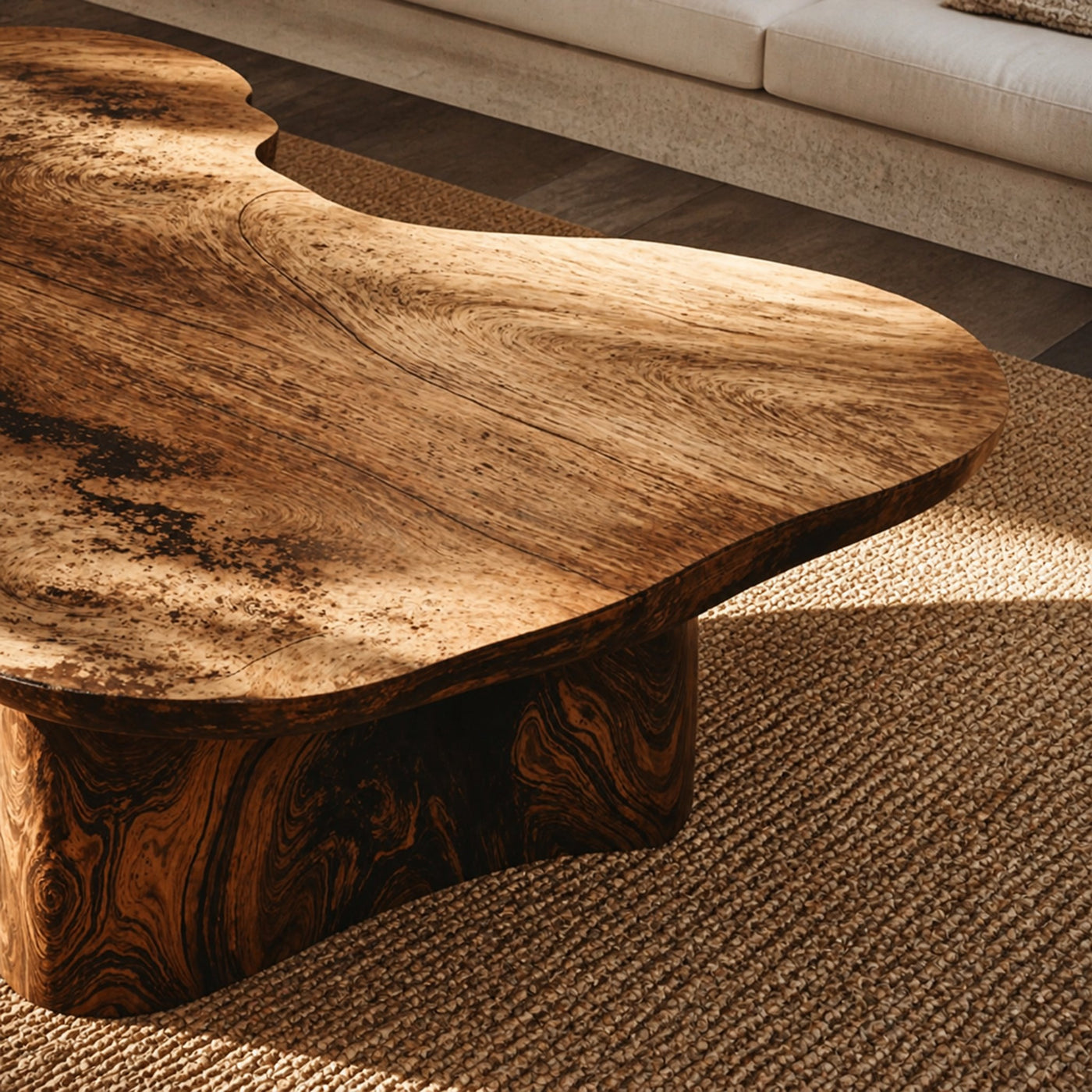 Handcrafted Wood Coffee Table Sofa Table - product view 4