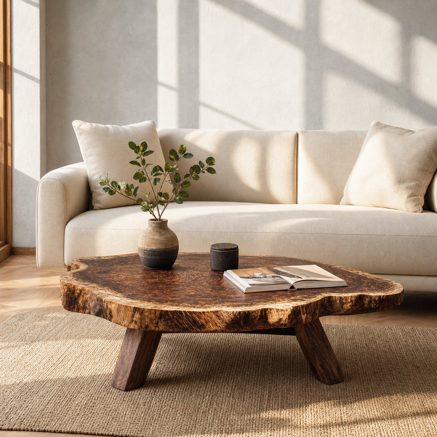 Handcrafted Wood Table For Timeless Living Decor