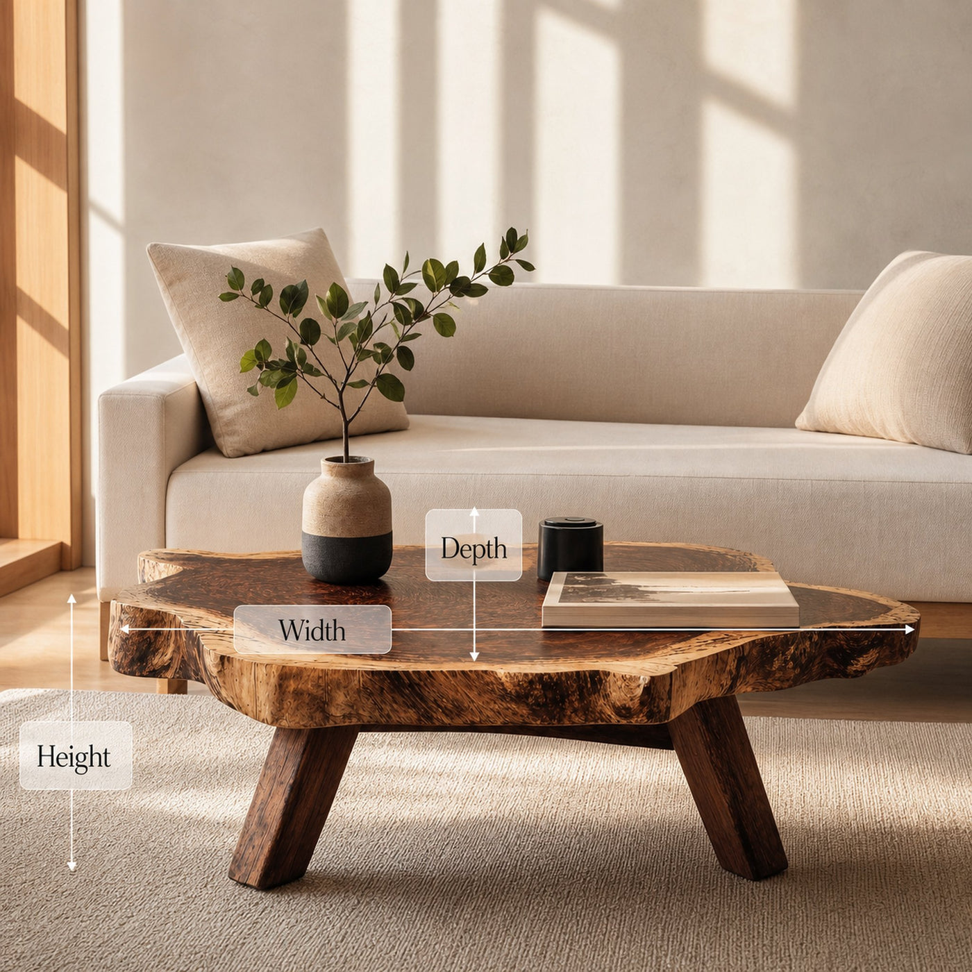 Handcrafted Wood Table For Timeless Living Decor - product view 6