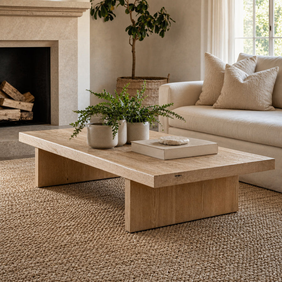Living Edge Oak Coffee Table