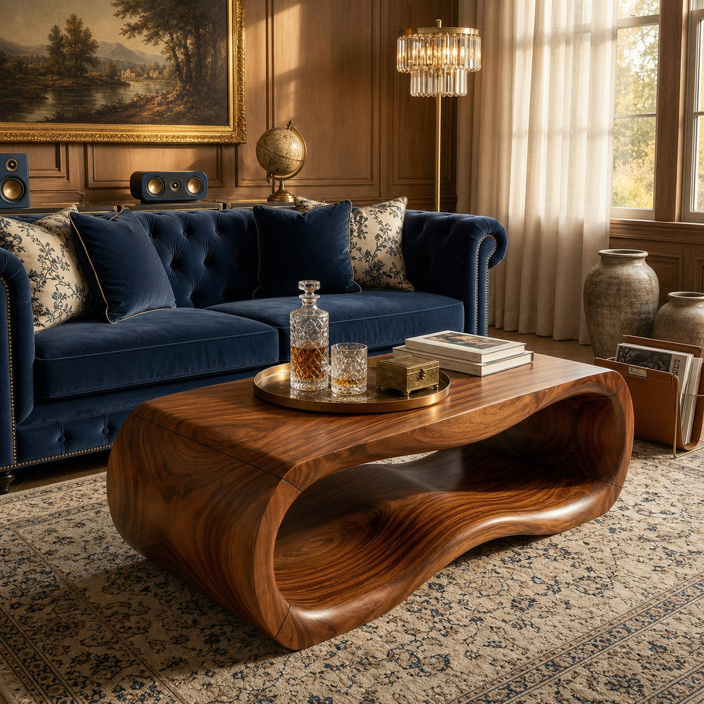 Luxury Sculptural Coffee Table For Villa - product view 6