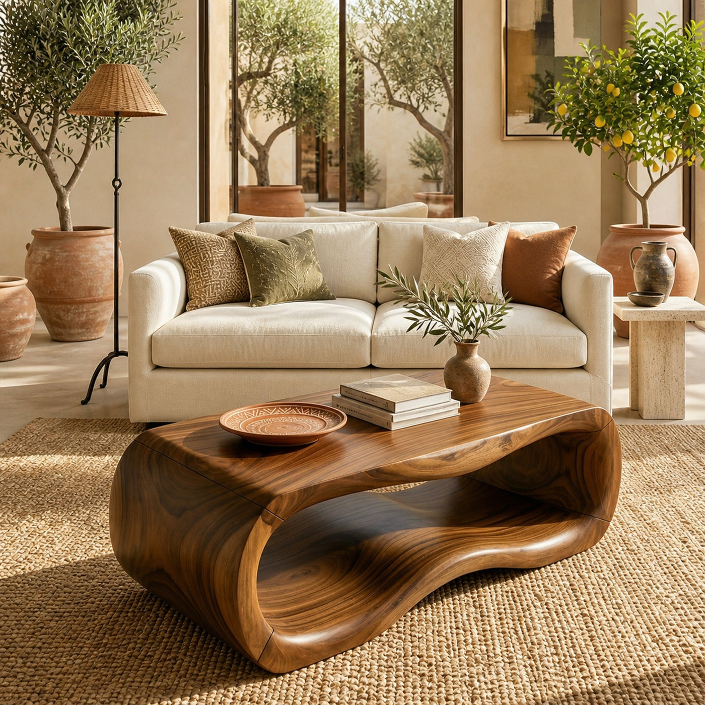 Luxury Sculptural Coffee Table For Villa - product view 7