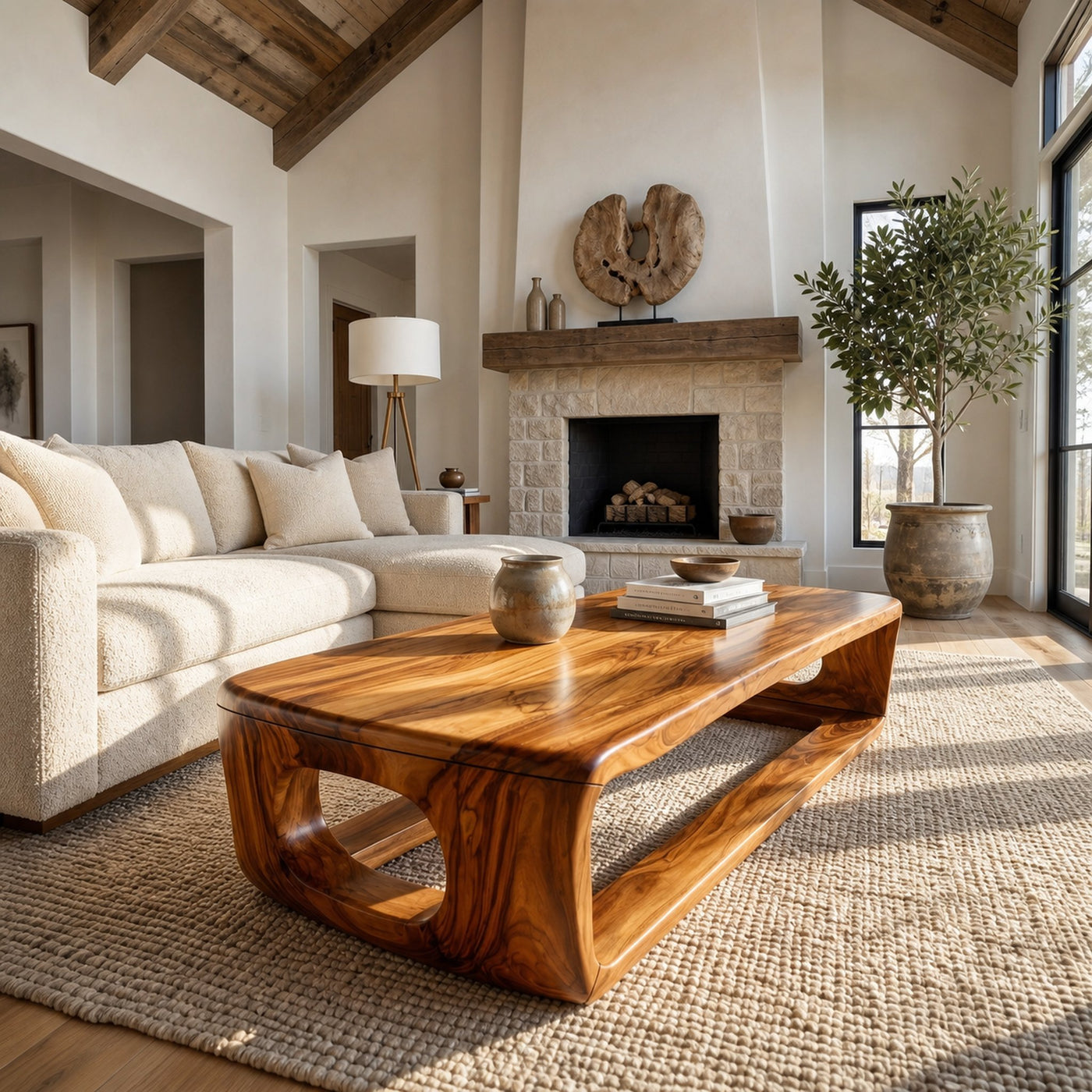 Luxury Storage Coffee Table For Lake House - product view 6