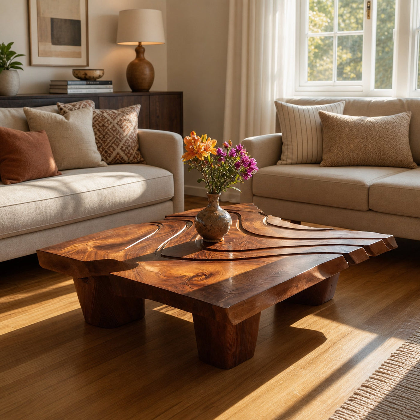 Mid Century Abstract Irregular Coffee Table For Entryway Design - product view 6
