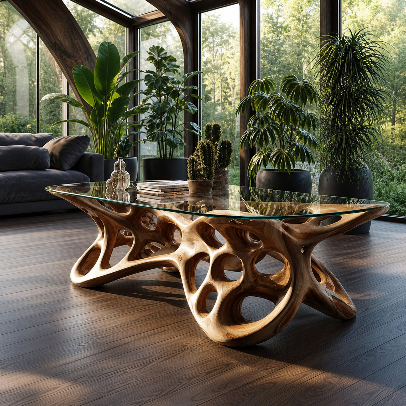 Mid Century Artistic Center Table Living Room