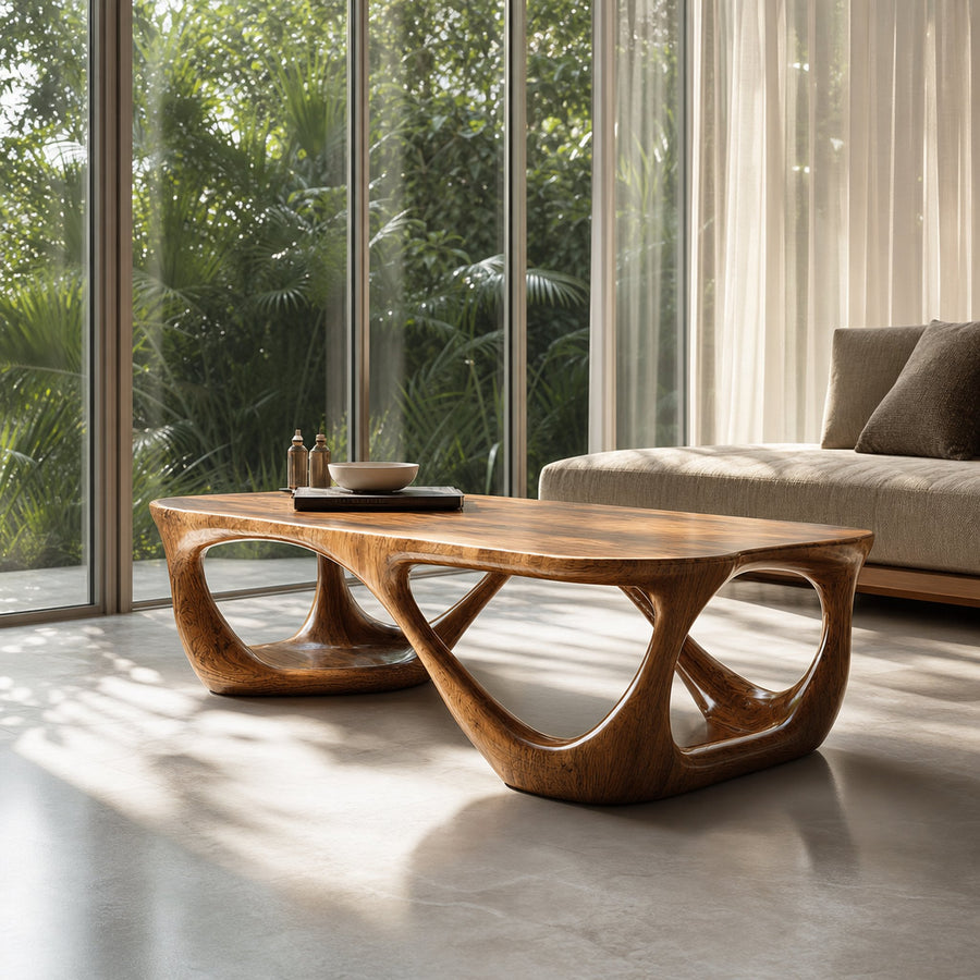 Mid Century Coffee Table Accent Living Room