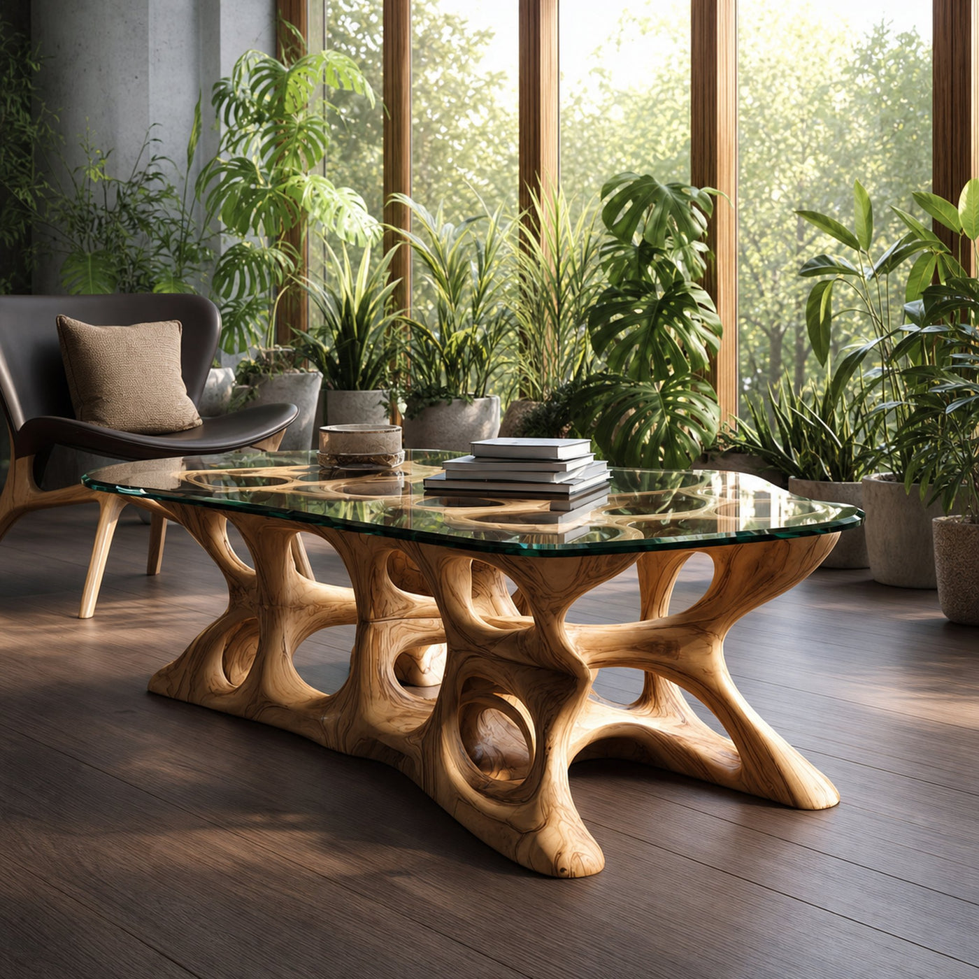 Mid Century Coffee Table Contemporary Living Room
