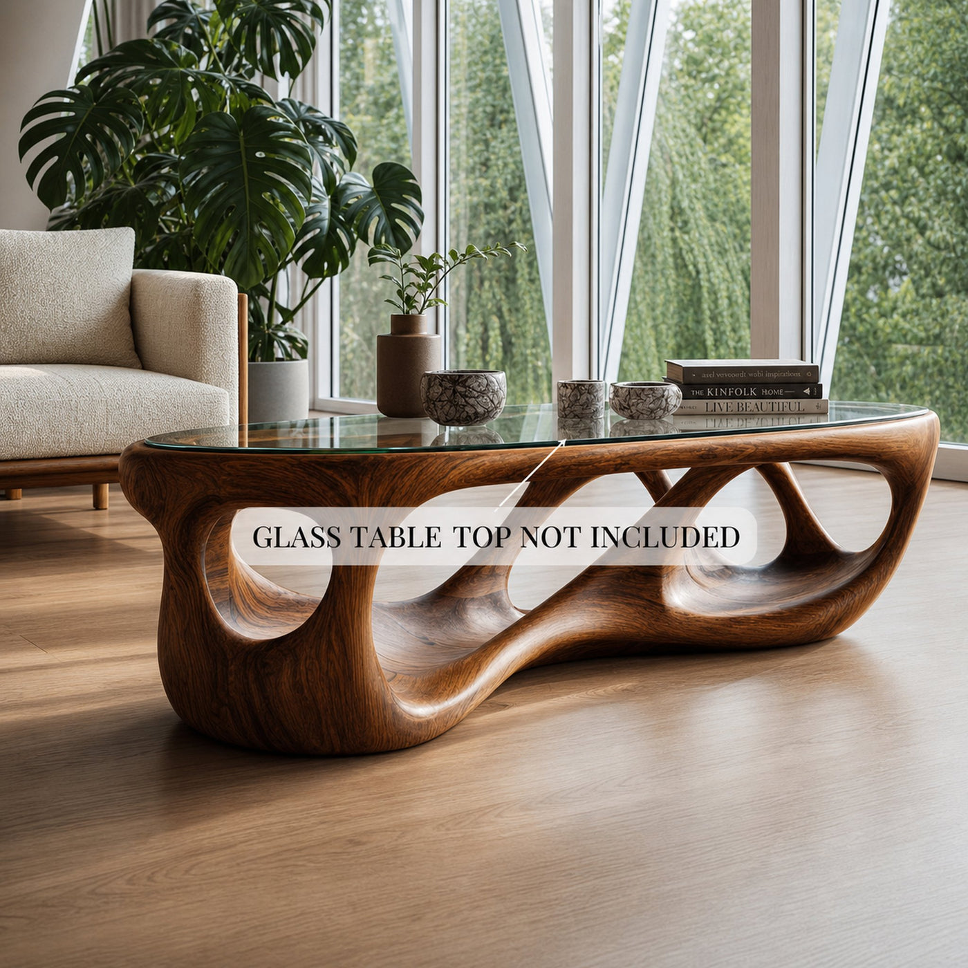 Mid Century Coffee Table Contemporary Living Room - product view 6