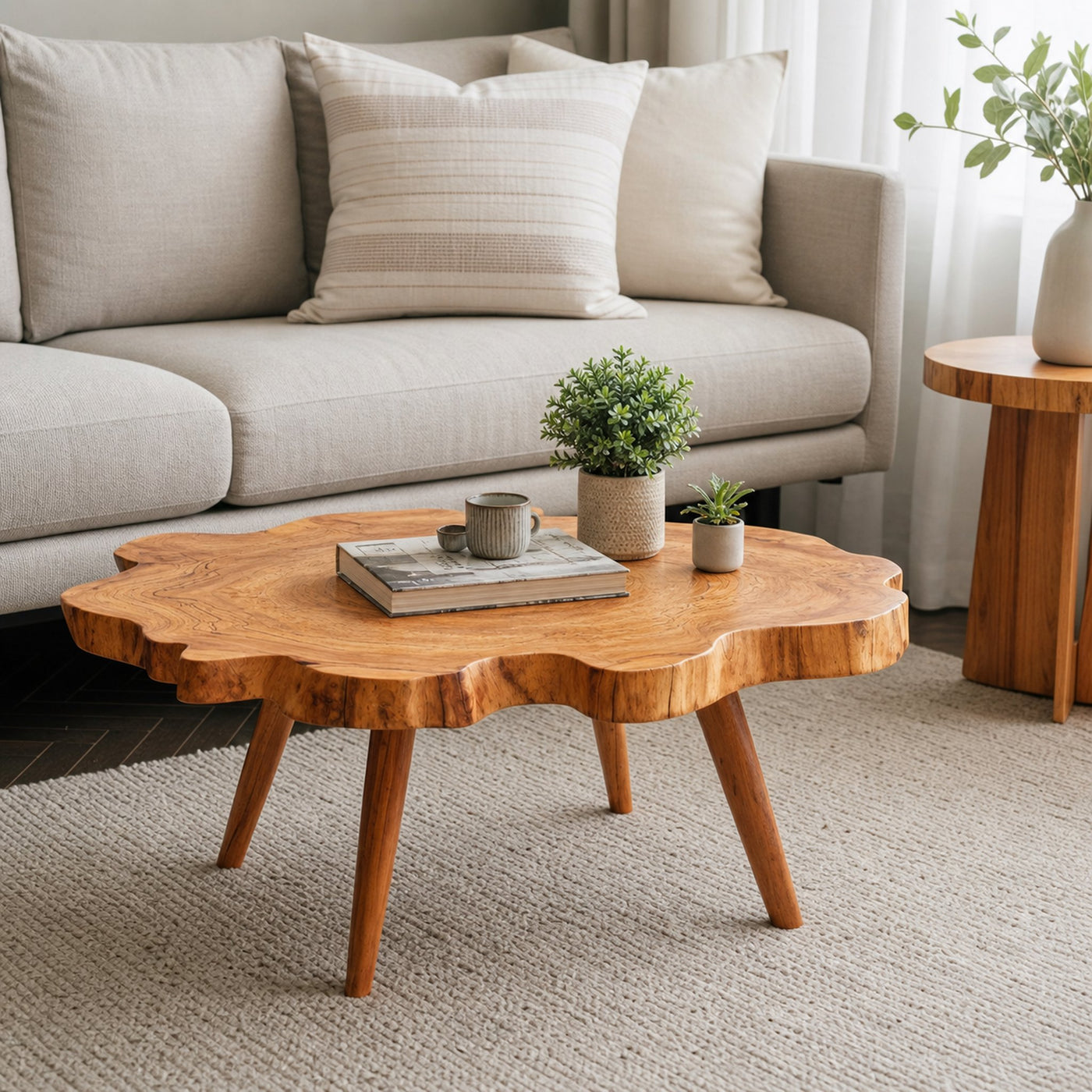 Mid Century Coffee Table For Classic Home Decor - product view 6
