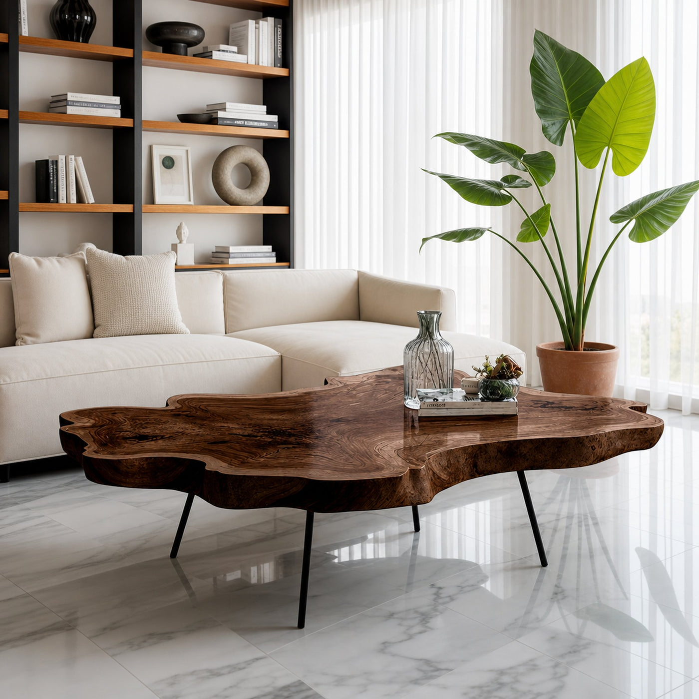 Mid Century Coffee Table For Elegant Room Setting - product view 7