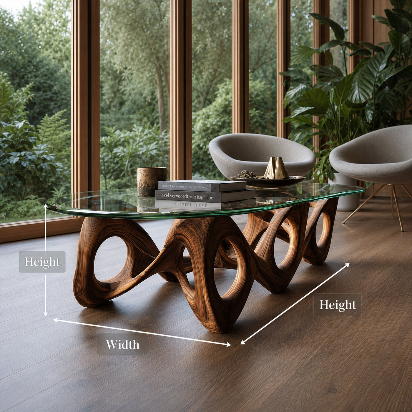 Mid Century Coffee Table Living Room - product view 6