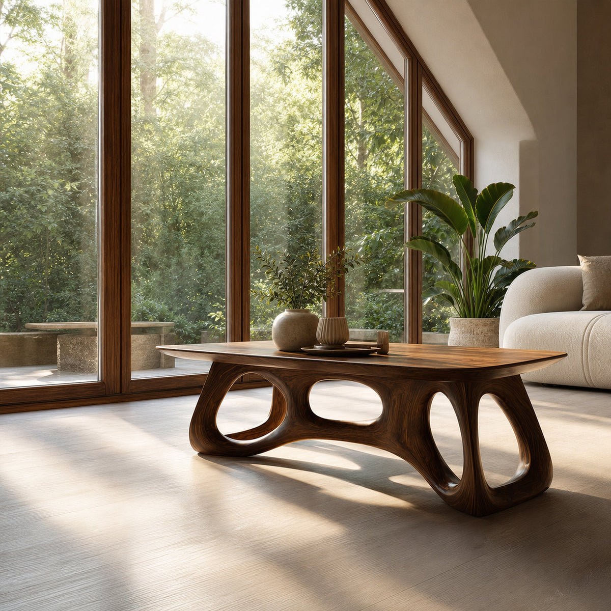 Mid Century Coffee Table Living Room - product view 2