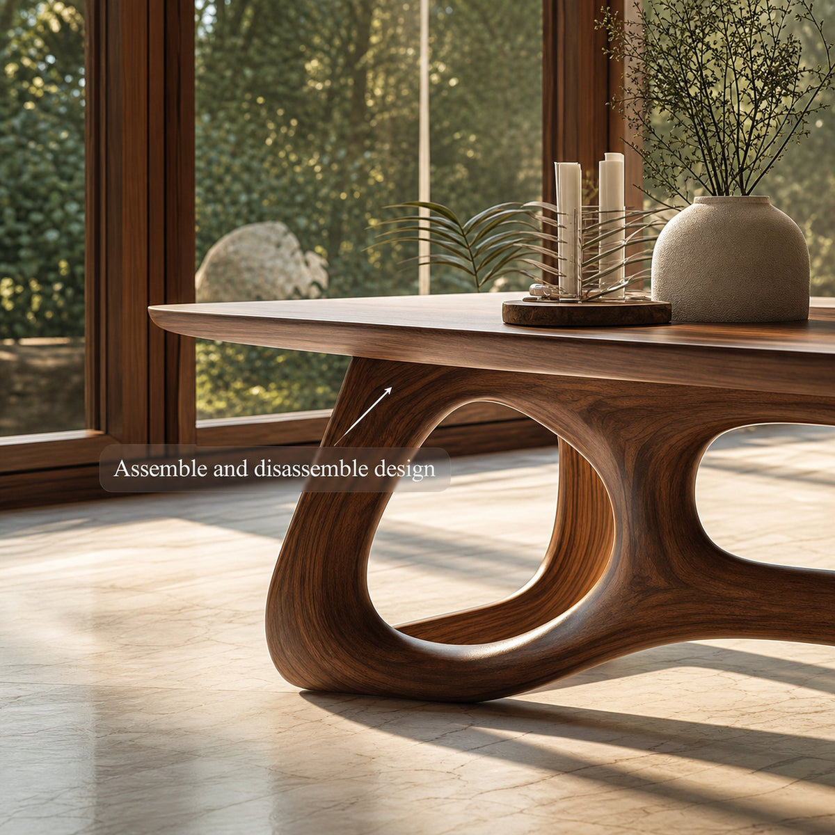 Mid Century Coffee Table Living Room - product view 4