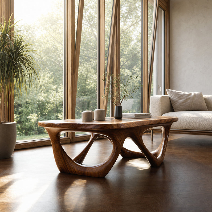Mid Century Coffee Table Living Room Decor